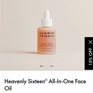 Summer Fridays Heavenly Sixteen Face Oil